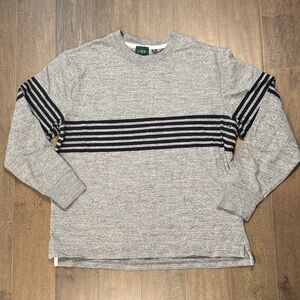J. Crew Gray Rugby Top